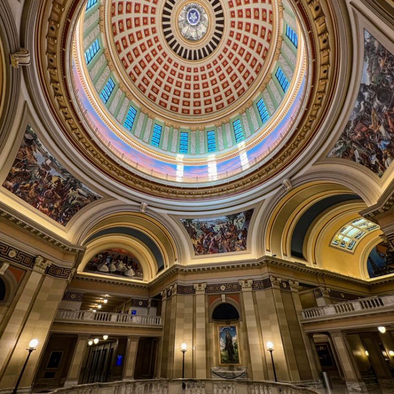 Oklahoma State Capitol Inside Dome